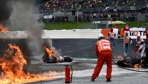 Horeli dve motorky. VC Štajerska poznačil mrazivý moment