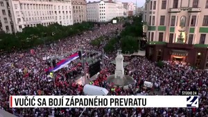 Štúdio 24 o dianí v Srbsku
