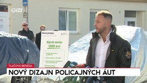Tlačová beseda ministra Eštoka: Nový dizajn policajných áut