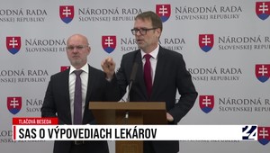 Tlačová beseda strany SAS o výpovediach lekárov