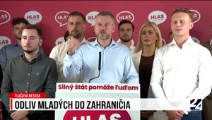 Tlačová beseda strany Hlas k odlivu mladých ľudí do zahraničia