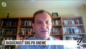 Štúdio 24: Politológ po tlačovej besede SNS