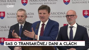 Tlačová beseda strany SaS o aktuálnej politickej situácii