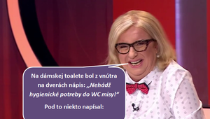 Na dámskych toaletách sú napísané rôzne odkazy: Tento vás zaručene pobaví!