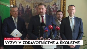 Tlačová beseda: Výzvy v zdravotníctve a školstve