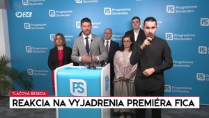 Tlačová beseda strany PS: Reakcia na vyjadrenia premiéra Fica