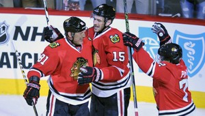 Hossa s gólom a asistenciou, skóroval aj Marinčin