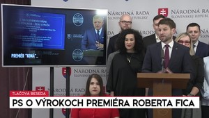 Tlačová beseda strany PS o výrokoch premiéra Roberta Fica