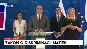 Tlačová beseda ministra Tomáša k zákonu o diskriminácii matiek