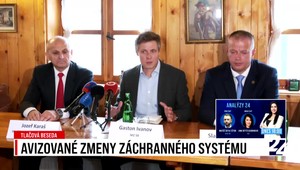 Tlačová beseda k avizovaným zmenám v záchrannom systéme