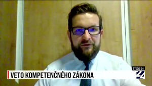 Štúdio 24 o vetovaní kompetenčného zákona a víziách politikov v roku 2024
