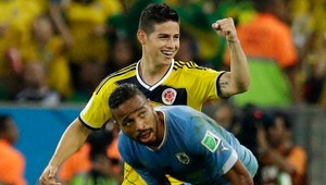 Hrdinom Kolumbie James Rodriguez, Uruguaj bez Suareza vypadol
