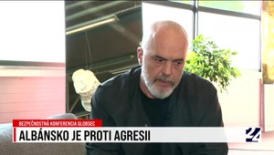 Rozhovor s albánskym premiérom na konferencii Globsec