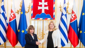 Na Slovensko zavítala grécka prezidentka. So Zuzanou Čaputovou hovorili o súčasných výzvach