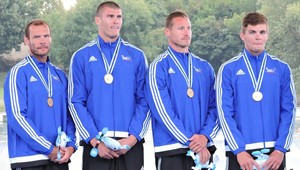 Paráda! Slovenský štvorkajak zlatý na 1000 m na MS