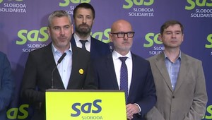 Tlačová beseda strany SaS: "Kmec je nový Plavčan"