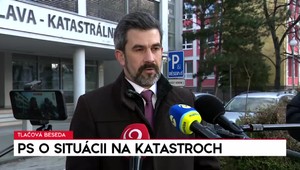 Tlačová beseda Progresívneho Slovenska o situácii na katastroch