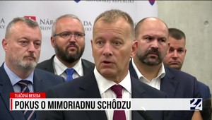 Tlačová beseda strany Sme rodina k mimoriadnej schôdzi