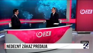 O nedeľnom zákaze predaja v Štúdiu 24: Mnohí ľudia by prišli o prácu
