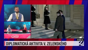 Štúdio 24: Diplomatická aktivita V. Zelenského