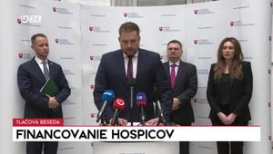Tlačová beseda ministra Šaška k financovaniu hospicov