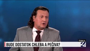 Štúdio 24 o zdražovaní chleba a pečiva so šéfom slovenského zväzu pekárov