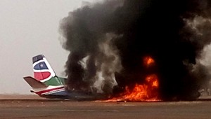 Z lietadla po havárii zostal len chvost