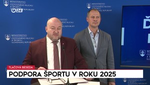 Tlačová beseda ministra športu Huliaka o podpore športu v roku 2025