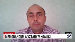 Štúdio 24 o podpísaní zahraničnopolitického memoranda a o koalícii