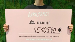 dm a jej zákazníci venovali viac ako 2300 večerí ľudom v núdzi