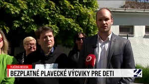 Tlačová beseda o bezplatnom plaveckom výcviku pre deti