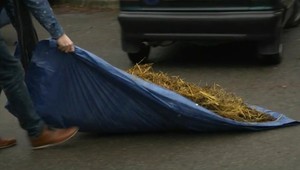 V Michalovciach vysypali hnoj pred rokovaciu miestnosť