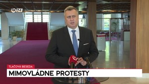 Tlačová beseda Andreja Danka o mimovládnych protestoch