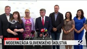 Tlačová konferencia o modernizácii slovenského školstva