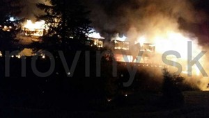 Hotel v Demänovskej Doline zachvátil rozsiahly požiar, jeden človek neprežil