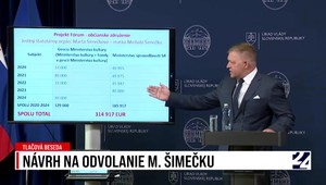 Tlačová beseda Roberta Fica a Tibora Gašpara k návrhu na odvolanie M. Šimečku