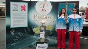V Bratislave odštartovala celoslovenská štafeta s olympijskou pochodňou