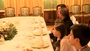 Na vianočnú večeru zavítala k prezidentovi rodina asýrskych kresťanov