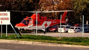 V Nitre večer vrtuľníky záchranárov nepristávajú, je tam tma