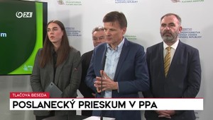 Tlačová beseda opozície po poslaneckom prieskume v PPA