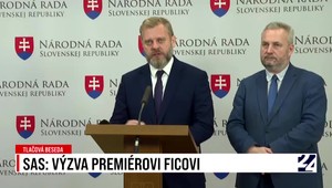 Tlačová beseda strany SaS o výzve premiérovi Ficovi