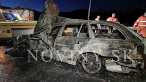 Desivá nehoda na R1: Autá v plameňoch, vodič zaživa horel v aute