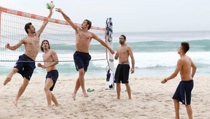 Fotogaléria: Futbalisti Talianska relaxovali pri plážovom volejbale