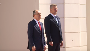Privítanie albánskeho prezidenta Begaja na Slovensku