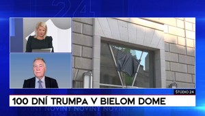 Štúdio 24: 100 dní Trumpa v Bielom dome s Pavlom Demešom