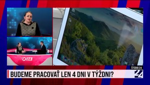 Štúdio 24 o tom, či budeme pracovať len 4 dni v týždni