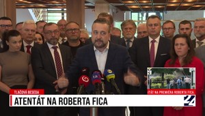 Tlačová beseda koaličných poslancov k atentátu na premiéra Fica
