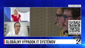 Štúdio 24 o globálnom výpadku IT systémov