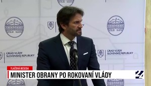 Tlačová beseda ministra obrany po rokovaní vlády