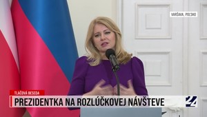 Tlačová beseda po stretnutí slovenskej prezidentky a poľského prezidenta